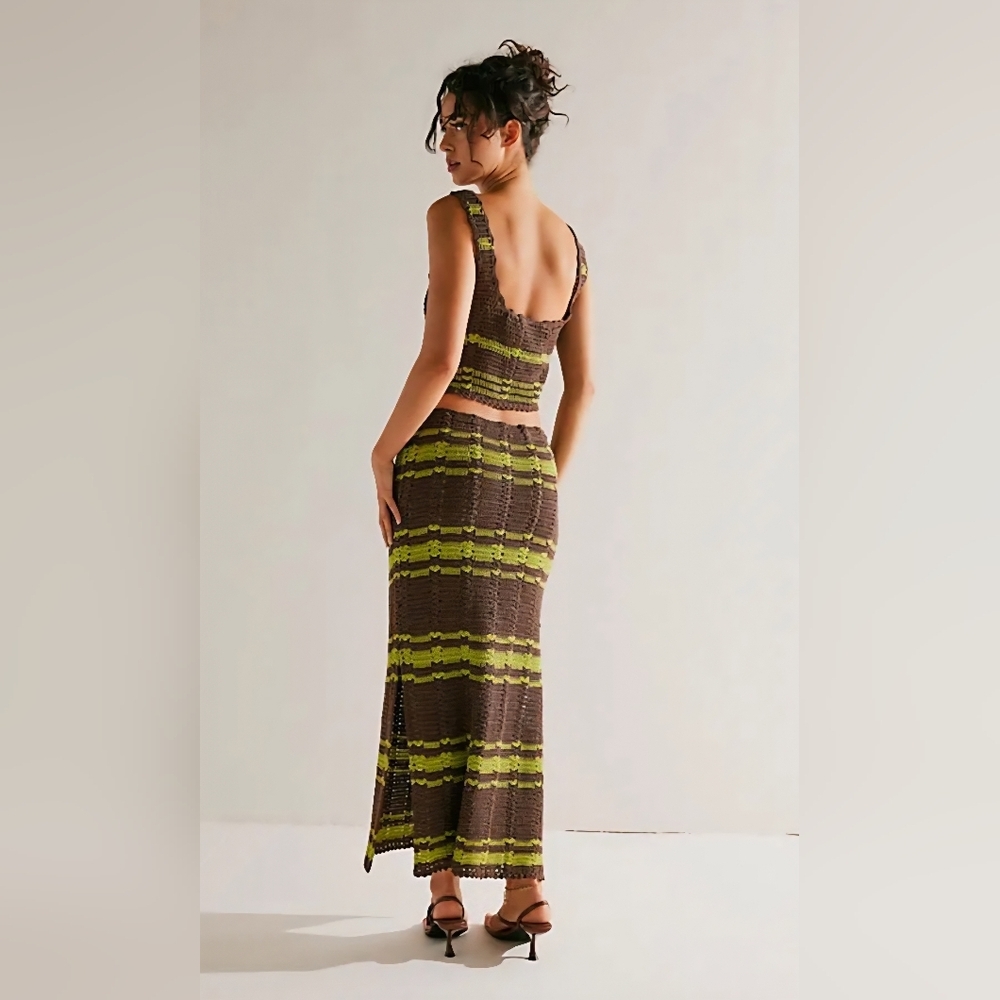 Free People Beach Knit Cover Up Set